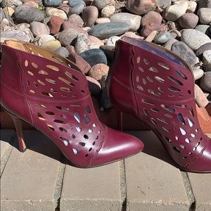 Nine West Leather Ankle Boots